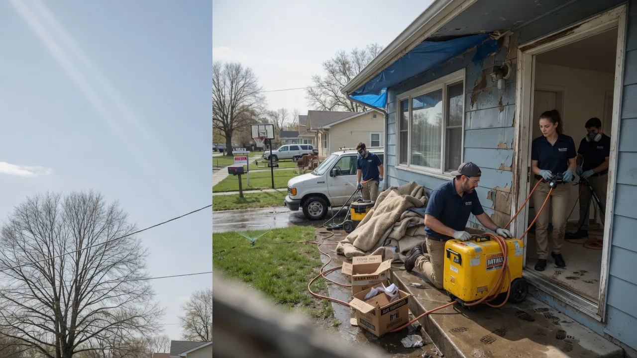 Basement Flood Cleanup in Layland, WV near me